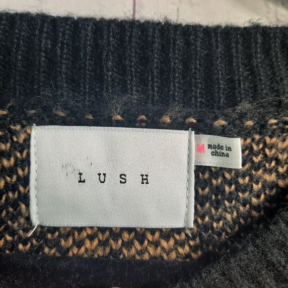 Lush Mixed Spot Button Up Cardigan - Picture 11 of 14